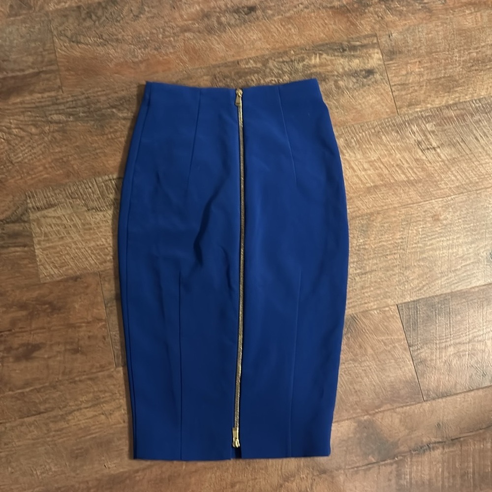 H&M Blue Pencil Skirt